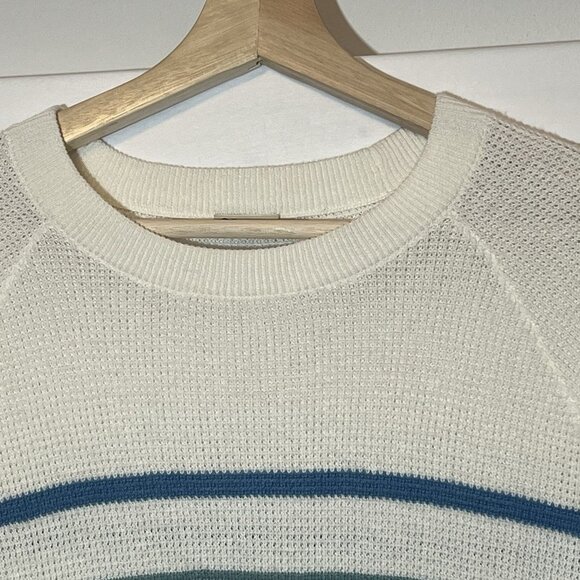 Faherty Women’s Knit Sweater Striped Cotton Cashmere Small Size Lightweight - Picture 11 of 12